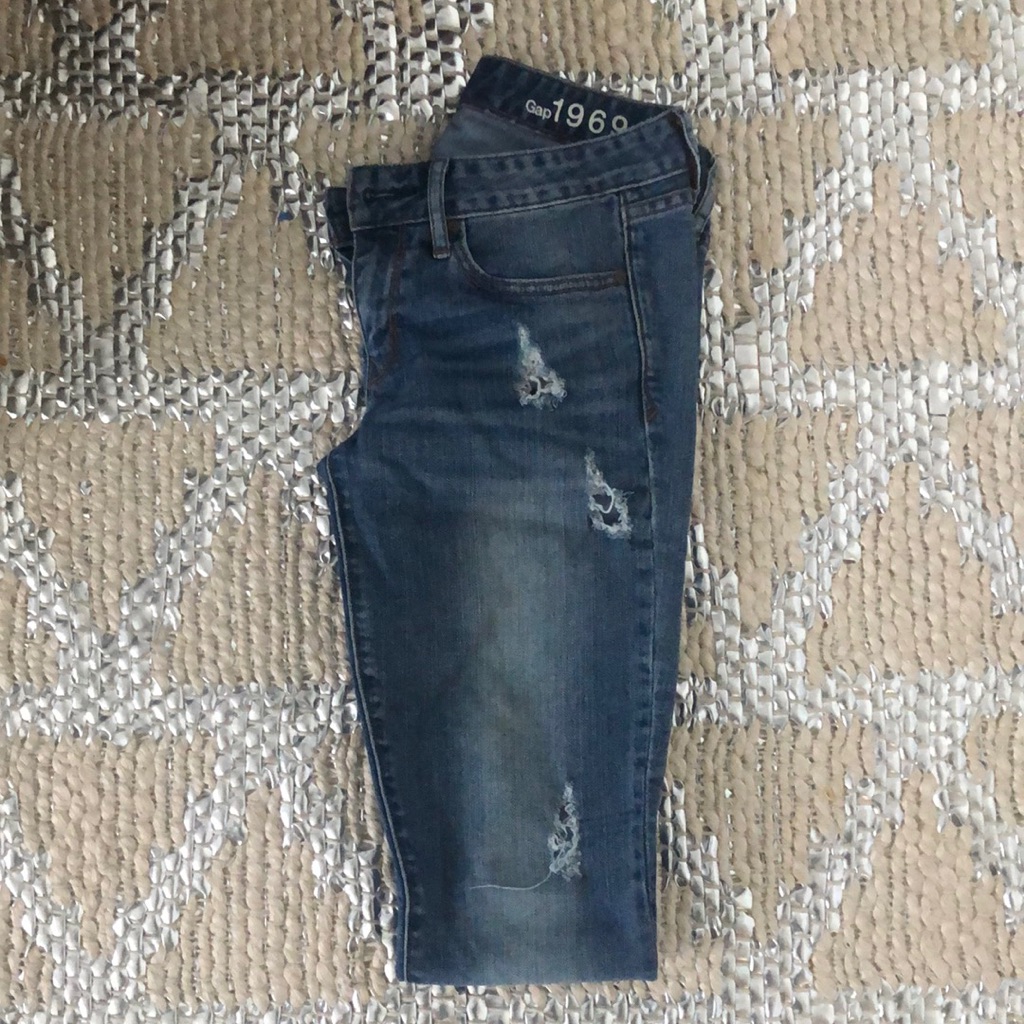 Gap Always Skinny Destroyed Denim